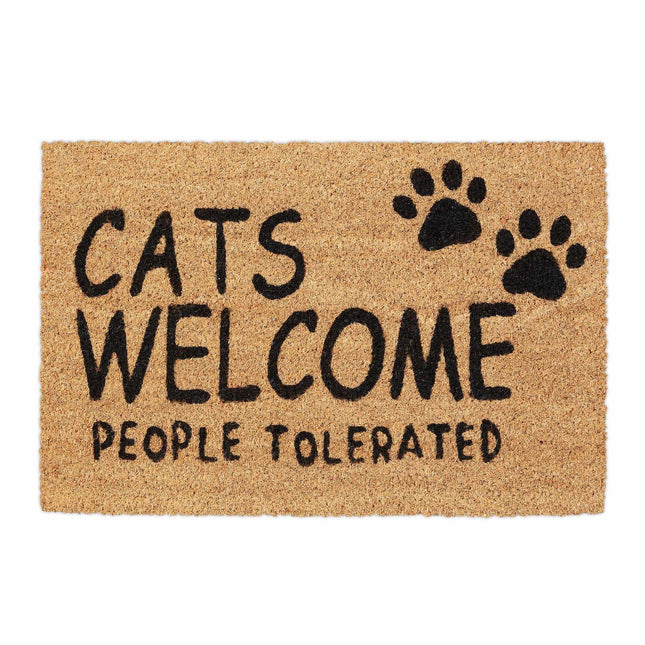 Rohožka z kokosového vlákna Cats Welcome