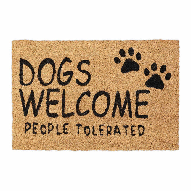 Fußmatte Kokosfaser Dogs Welcome