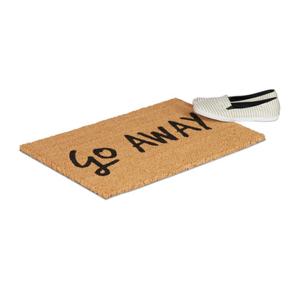 Doormat coconut fiber "Go away"