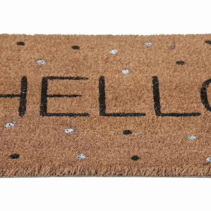 Paillasson en fibre de coco "Hello"