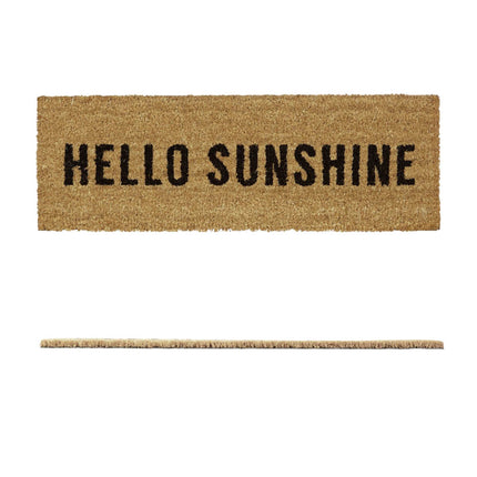 Door mat coconut fiber "Hello Sunshine"