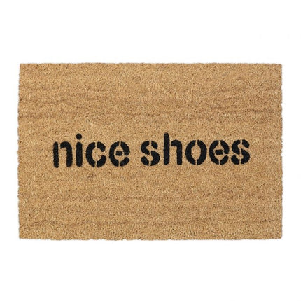 Rohožka z kokosového vlákna „Nice shoes“