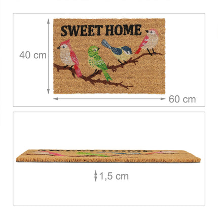 Rohožka z kokosového vlákna „Sweet Home“