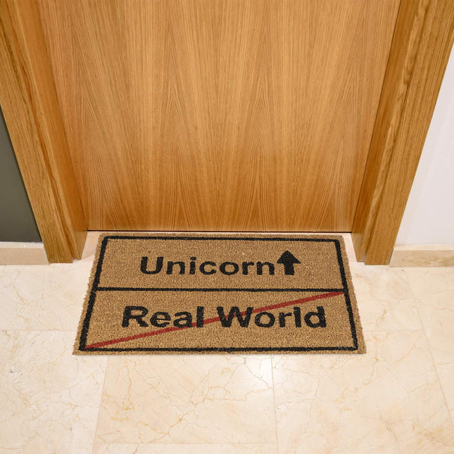 Rohožka z kokosového vlákna Unicorn/Real World