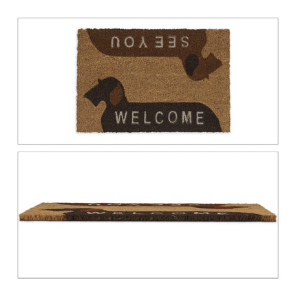 Rohožka z kokosového vlákna „Welcome/See You“