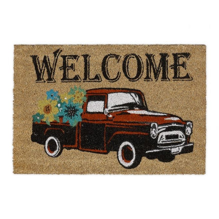 Door mat coconut fiber "Welcome" car