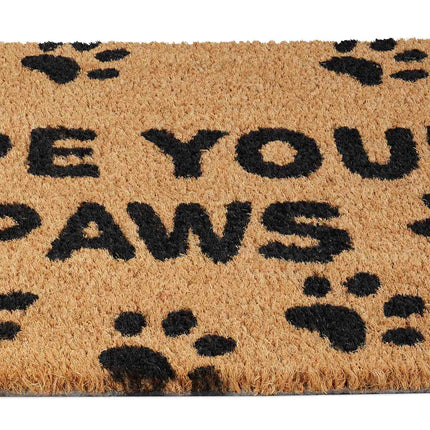 Door mat coconut fiber Wipe Your Paws