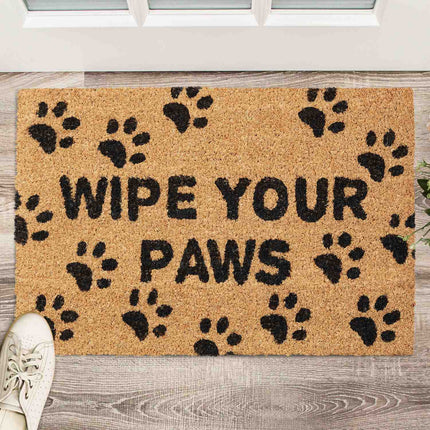 Door mat coconut fiber Wipe Your Paws