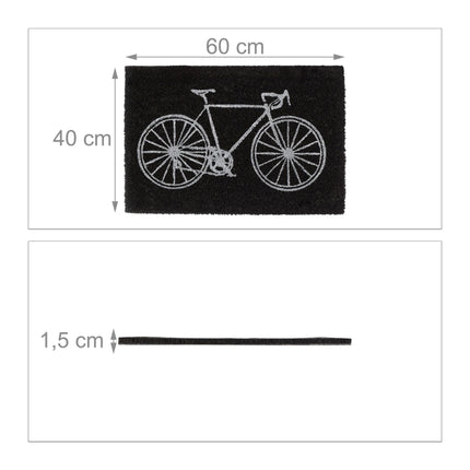 Fußmatte Kokosfaser Fahrrad