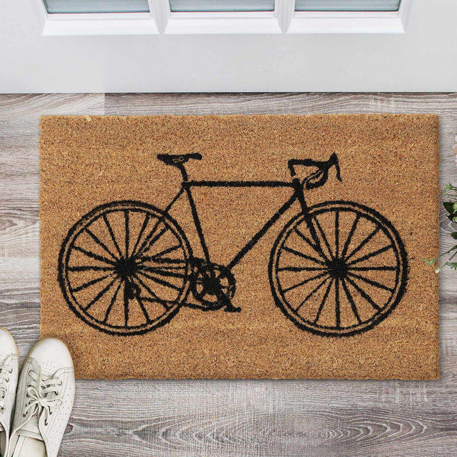 Deurmat kokosvezel fiets