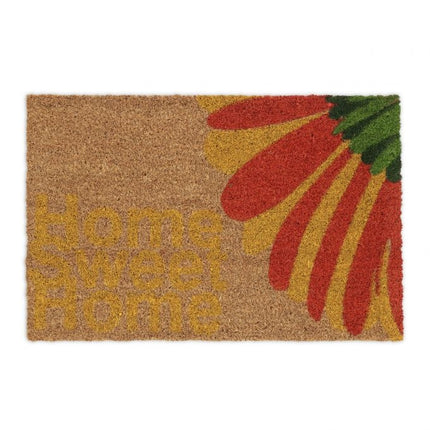Paillasson fleur en fibre de coco