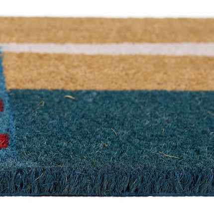 Door mat coconut fiber lighthouse