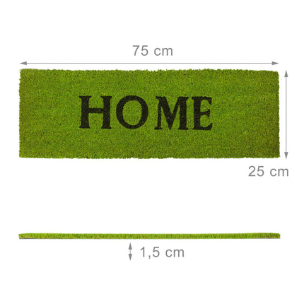 Door mat coconut fiber narrow "HOME"