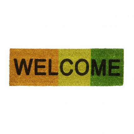 Rohožka z kokosového vlákna úzká „Welcome“