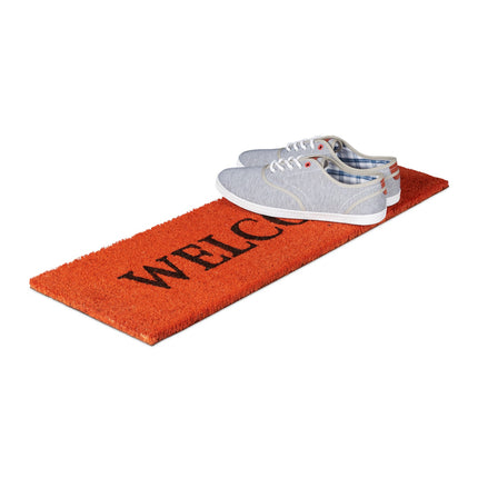 Door mat coconut fiber narrow "Welcome"