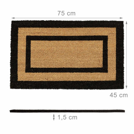 Doormat coconut fiber oblong