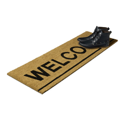 Rohožka z kokosového vlákna podlouhlá „Welcome“