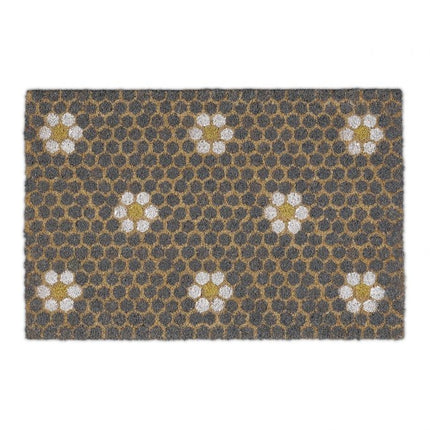 Doormat coconut fiber with honeycomb pattern