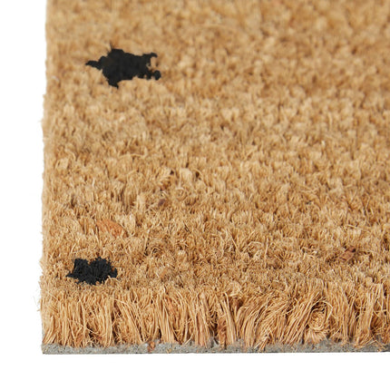 Door mat coconut fiber with star motif