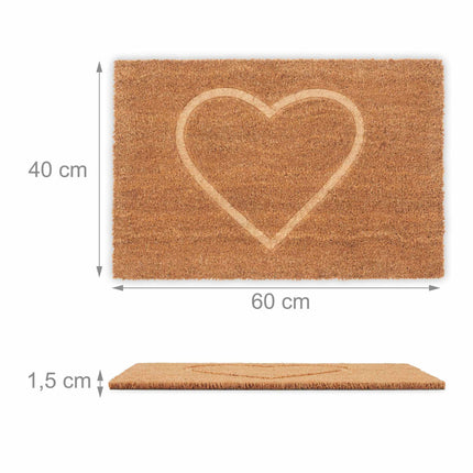 Paillasson coeur de noix de coco