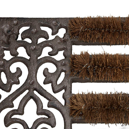 Door mat in cast iron