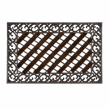 Door mat in cast iron