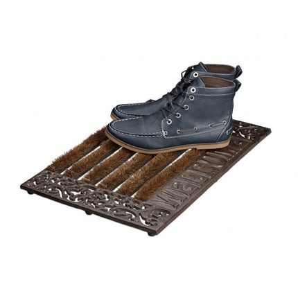 Door mat in cast iron