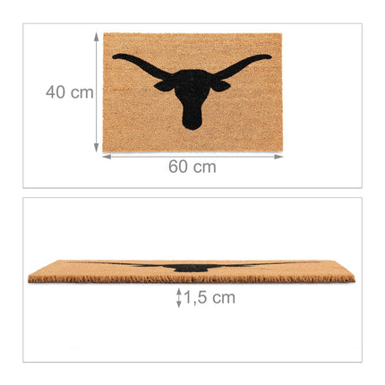 Fußmatte aus Kokosnuss "Bull