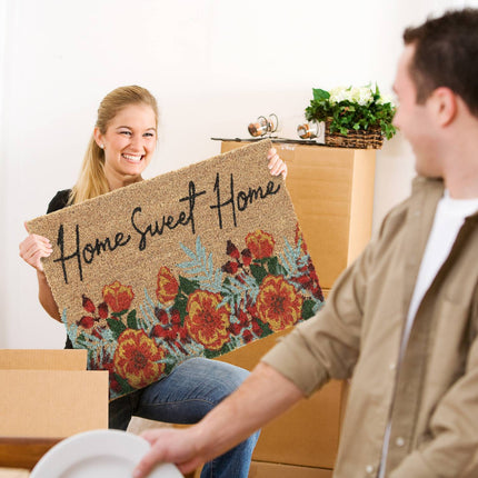 Fußmatte aus Kokosnuss „Home Sweet Home“