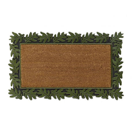 Door mat "leaf" rubber & coconut