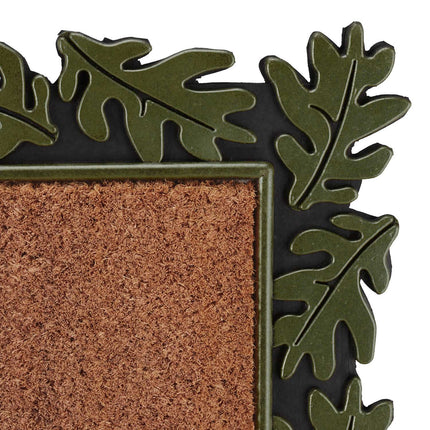 Door mat "leaf" rubber & coconut