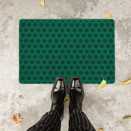 Door mat rubber green