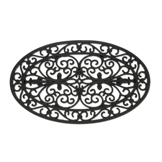 Fußmatte Gummi Ornament oval