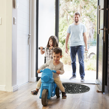 Door mat rubber ornament oval