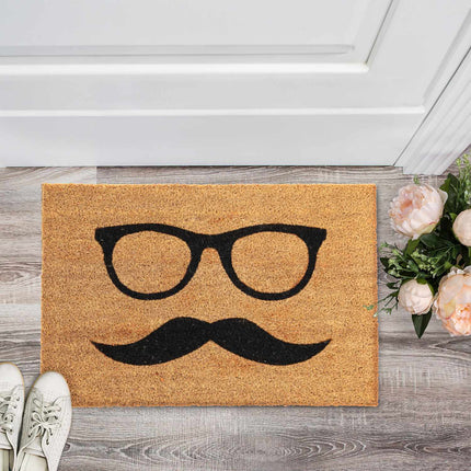 Fußmatte mit Kokosnuss "Mustasch