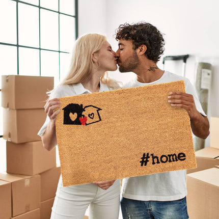 Door mat with coconut #home
