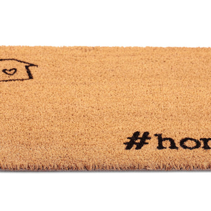 Door mat with coconut #home