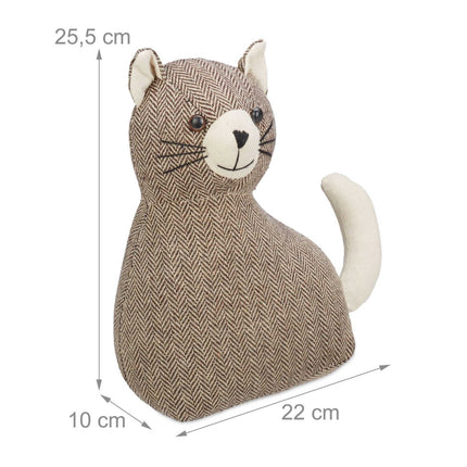 Door stop cat
