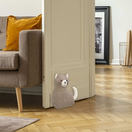 Door stop cat