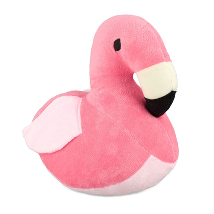 Cale-porte en tissu flamant rose