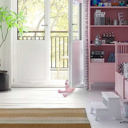 Cale-porte flamant rose