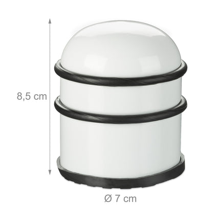 Door stop stainless steel round