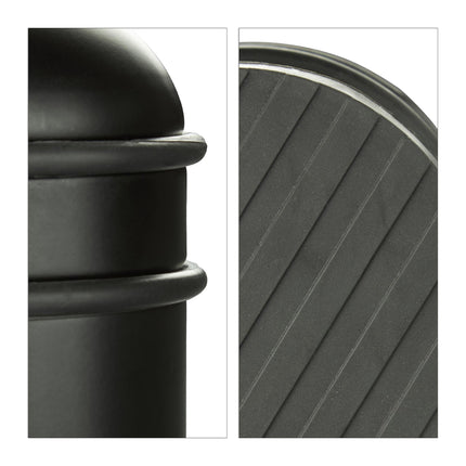 Door stop stainless steel round