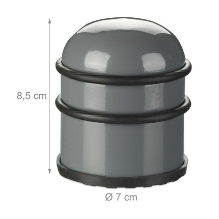 Door stop stainless steel round