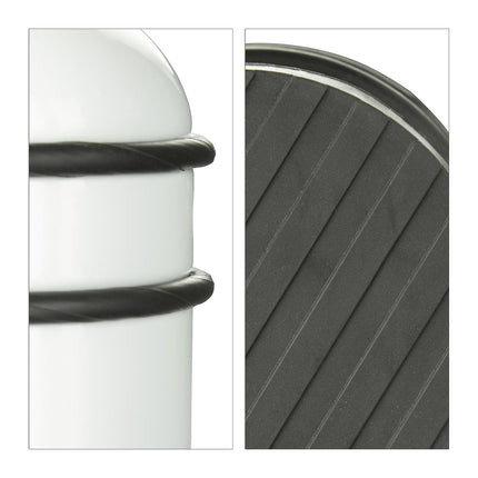 Door stop stainless steel round