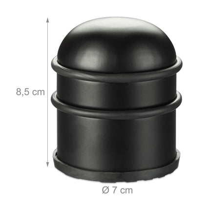 Door stop stainless steel round
