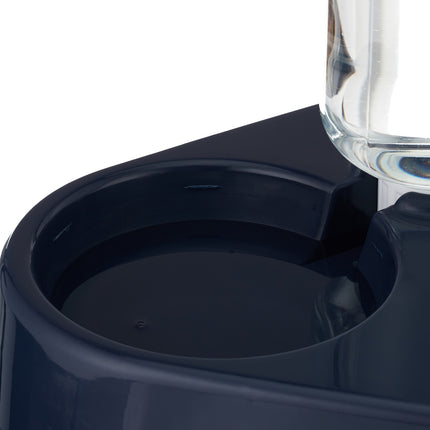 Doppelnapf-Futterstation mit Wasserspender