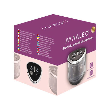 Double Electric Pencil Sharpener, 2 Holes, Replaceable Blades