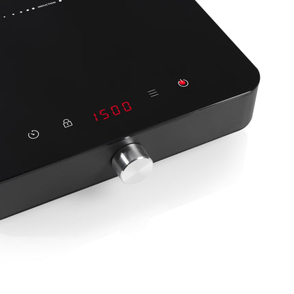 Double Induction Hob 3500W with Touch Control and Timer, Digital Display