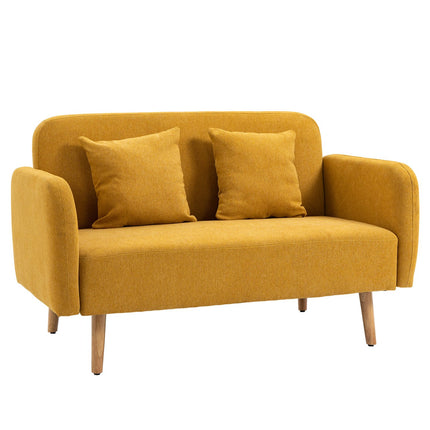 Kompaktes Doppelliegesofa – verstellbar, samtiger Polyester